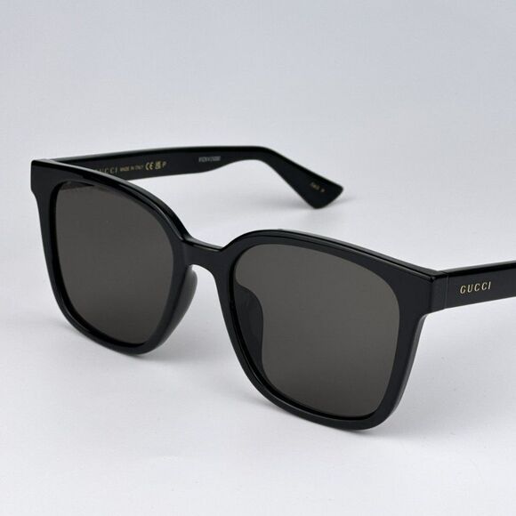 NEW Gucci GG1346SK 002 Black Brown Polarized Square Unisex Sunglasses GG 1346SK - Picture 10 of 15